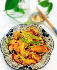 美味的香辣鱼片