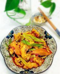 美味的香辣鱼片