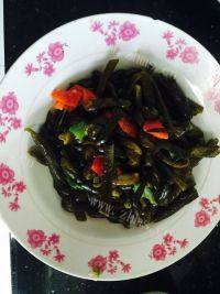如此诱人的爆炒海茸
