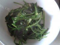 菠菜拌粉丝做法图解7)