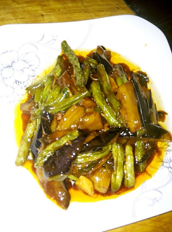 好吃的豆角烧茄子