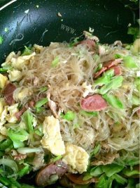 口感极佳的炒米粉做法图解9)