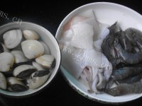 韩式泡菜海鲜豆腐煲做法图解5)