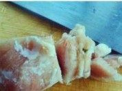 家常菜肉丝炒茼蒿做法图解4)