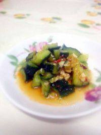 家常菜素拍黄瓜