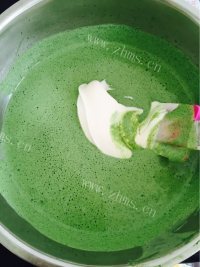 自制抹茶冰激凌做法图解10)