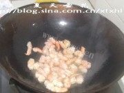 自己做的虾仁意大利面做法图解4)