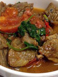 很有食欲的牛肉炖西红柿