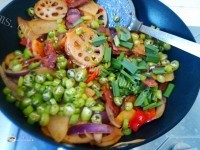 美味的干锅土豆片做法图解12)
