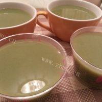自制抹茶布丁做法图解4)