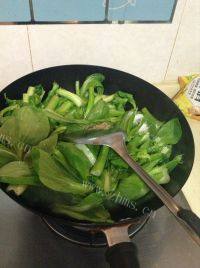 #营养美食#清炒菜苔做法图解6)