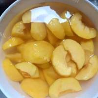 喷香的桃罐头做法图解2)