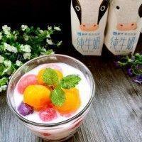 我的「手工美食」芋圆牛奶做法图解12)