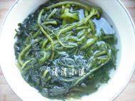 荤菜雪里蕻炖豆腐做法图解1)