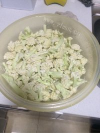 美味的干锅花菜做法图解1)