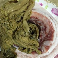 开胃的梅菜烧肉做法图解1)