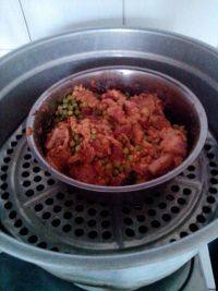 美味的麻辣粉蒸肉