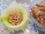 美味的虾肉水晶包做法图解3)