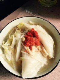 自己做的猪肉白菜饺子