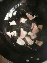 家常菜有机菜花炒肉做法图解6)