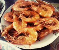 美味的炸大虾