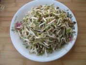 清淡的豆芽炒肉做法图解1)