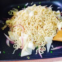美味的洋葱炒面做法图解11)
