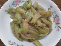 自己做的清炒茄子