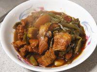 美美厨房之豆角烧肉