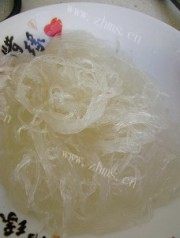 家常菜麻酱粉丝菠菜做法图解3)