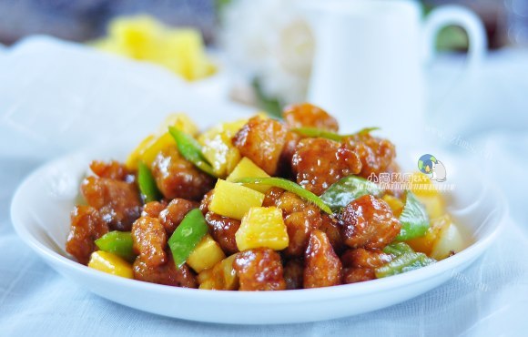 清爽可口的菠萝咕咾肉