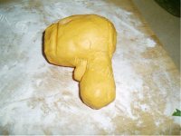自制南瓜饼做法图解9)
