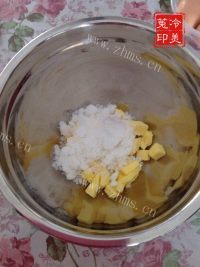 自制香蕉蛋糕做法图解5)