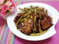家常菜脊骨炖豆角