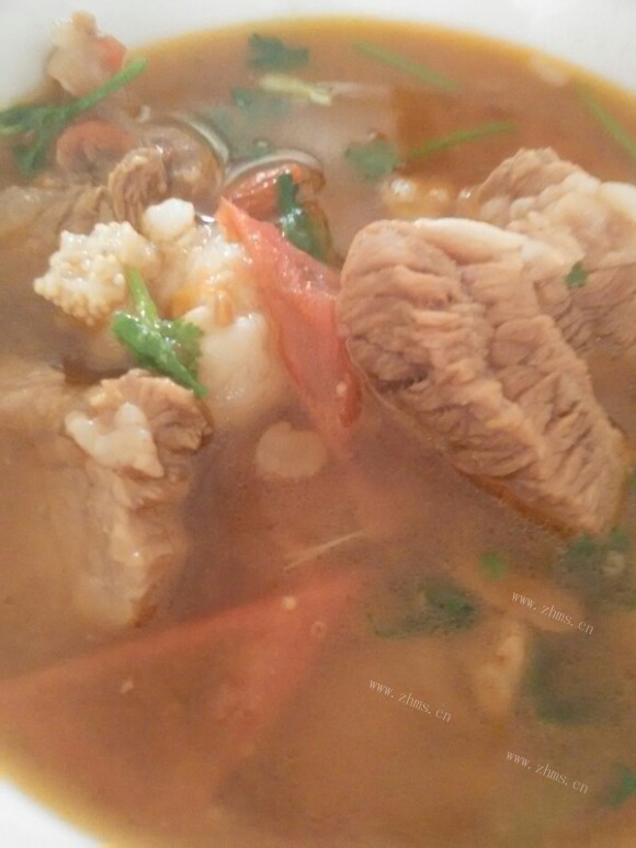 独特的炖牛肉