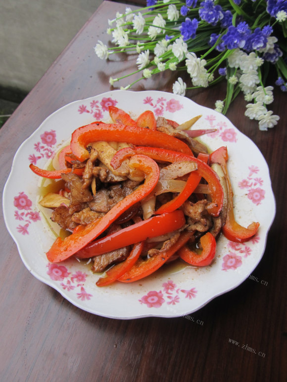 家常甜椒炒肉