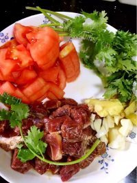 美味的番茄牛肉面做法图解3)