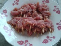 爱上牙签肉做法图解6)