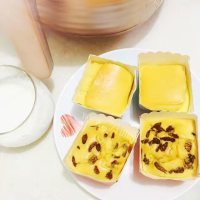 香飘十里的酸奶蛋糕做法图解4)