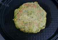 鲜美的南瓜虾皮海苔玉米饼的做法图解八