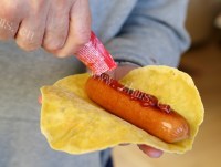 零食热狗卷饼做法图解10)
