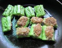 家常菜蒸酿苦瓜做法图解8)