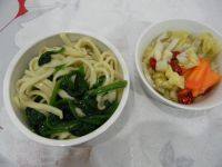 营养的菠菜鸡蛋面