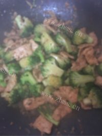 特色菜西兰花炒肉做法图解10)