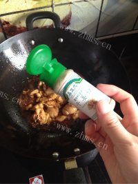 鸡肉煸酱香豆角做法图解7)