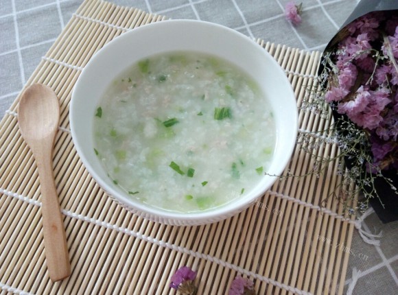 蔬菜瘦肉粥