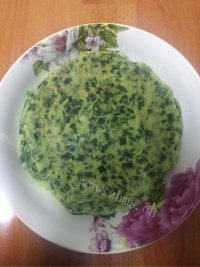 色香味俱全的韭菜鸡蛋饼做法图解6)