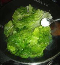 家常菜蚝油生菜做法图解3)