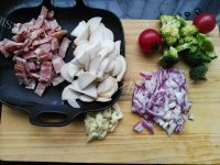 美味的培根奶油意面#百味来做法图解2)