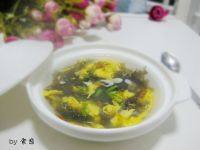 补钙的紫菜虾皮蛋花汤